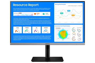24" IPS Monitor R650 with HAS | LS24R650FDNXZA | Samsung Canada