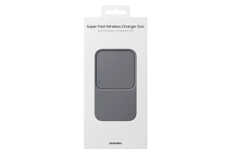 Super Fast Wireless Charger Duo (with Adapter and Cable) | Samsung Canada