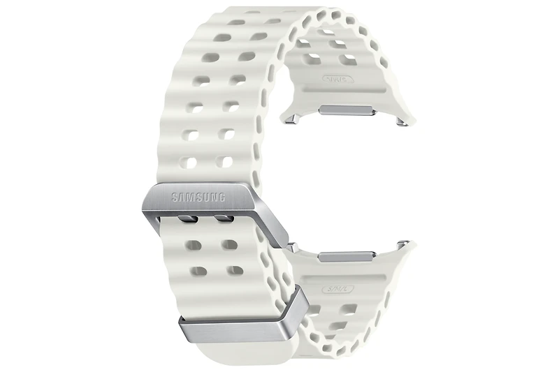 Bracelet marin pour Galaxy Watch Ultra - Blanc | Samsung Canada