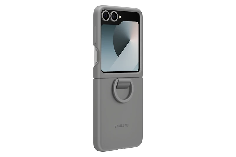 Silicone Case for Galaxy Z Flip7 FE, Z Flip6 Gray | Samsung Canada