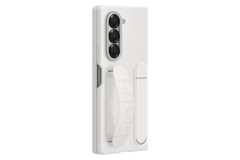 Galaxy Z Fold 6 Silicone Case - White | Samsung Canada