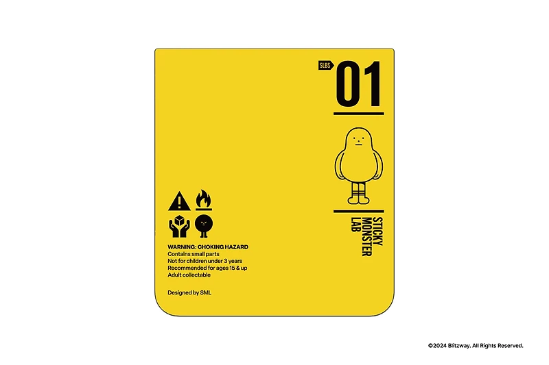 Sticky Monster Lab Fragile Flipsuit Card for Galaxy Z Flip6