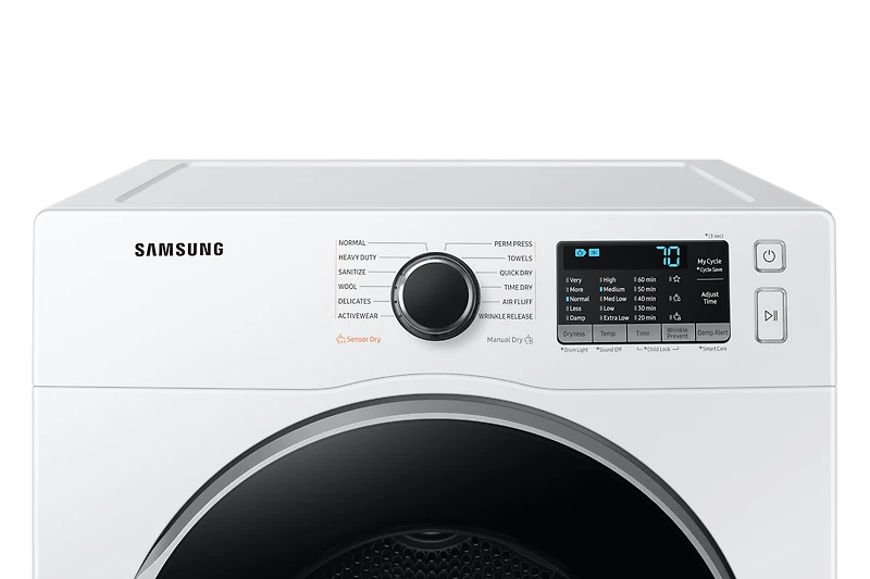 Moisture Sensor Dryer: DV25B6800EW | Samsung Canada