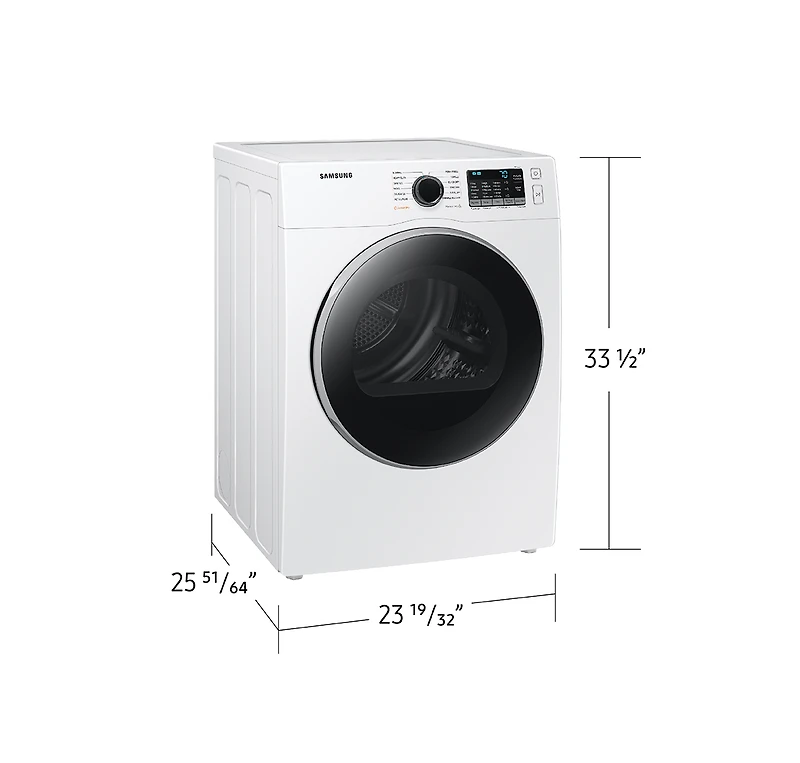 Moisture Sensor Dryer: DV25B6800EW | Samsung Canada