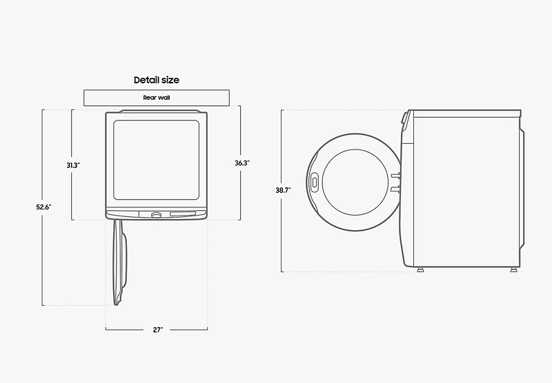 7.5 cu.ft Dryer with Multi Steam and Steam Sanitize+ | Samsung Canada