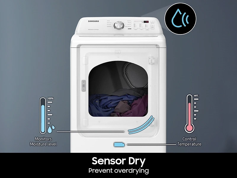 7.2 Cu.Ft. Electric Dryer with Sensor Dry | Samsung Canada