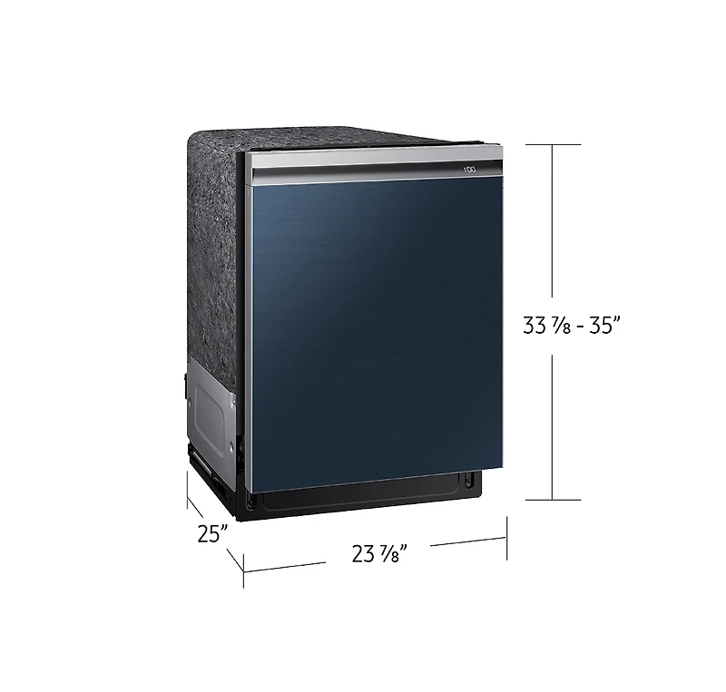 Built in Dishwasher DW7000B DW80B7070AP  with BESPOKE Design and Heated air enabled Smart Dry with AutoRelease™ | Samsung Canada