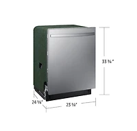 51 dBA Fingerprint-resistant Dishwasher with 3rd Rack | Samsung Canada