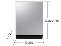 Auto Open-Door Dishwasher w/AI Wash and Upgraded 3rd Rack Washing System | Samsung Canada
