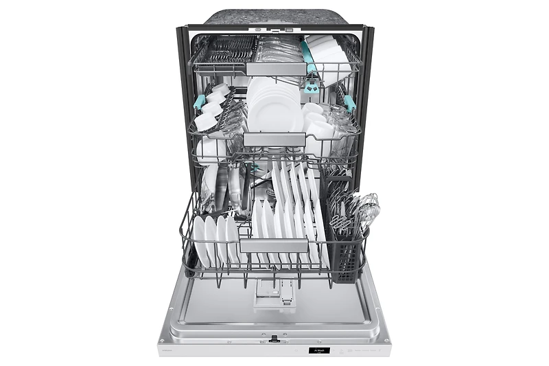 Built-In Dishwasher With AI Wash - White | DW90F89T0U12AA | Samsung Canada