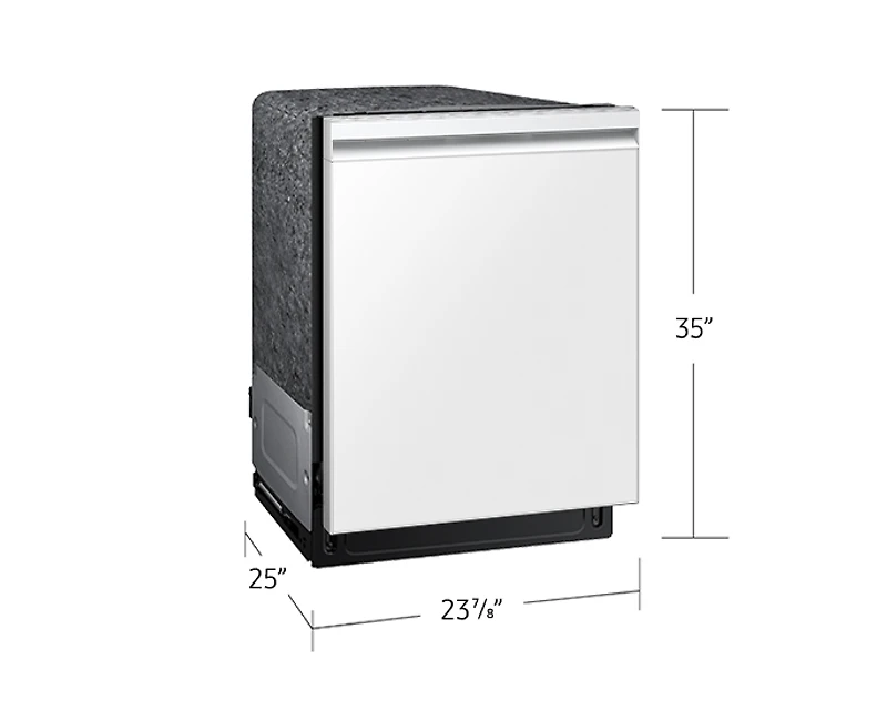 Built-In Dishwasher With AI Wash - White | DW90F89T0U12AA | Samsung Canada