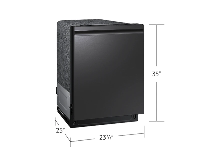 Built-In Dishwasher With AI Wash - Black | DW90F89T0UMTAA | Samsung Canada