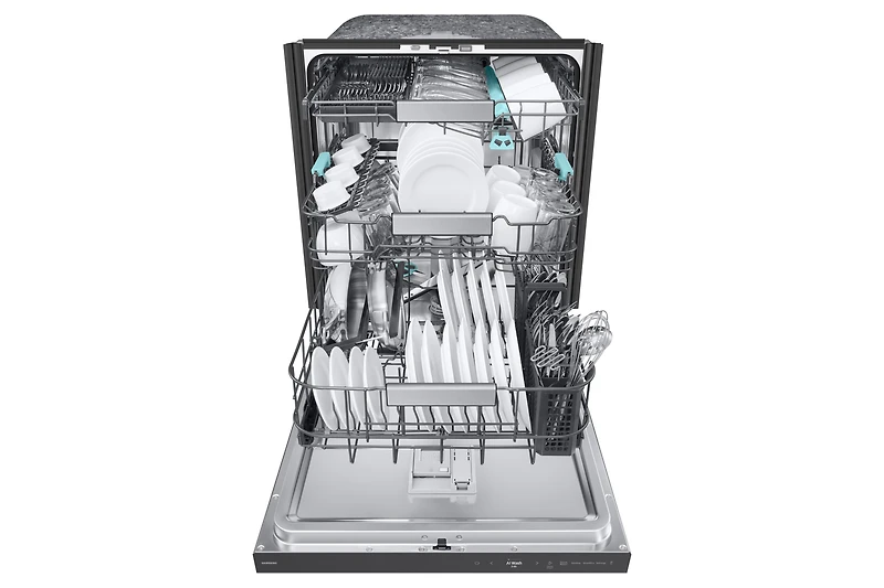 Built-In Dishwasher With AI Wash & 3rd Rack | DW90F89T0USRAA | Samsung Canada