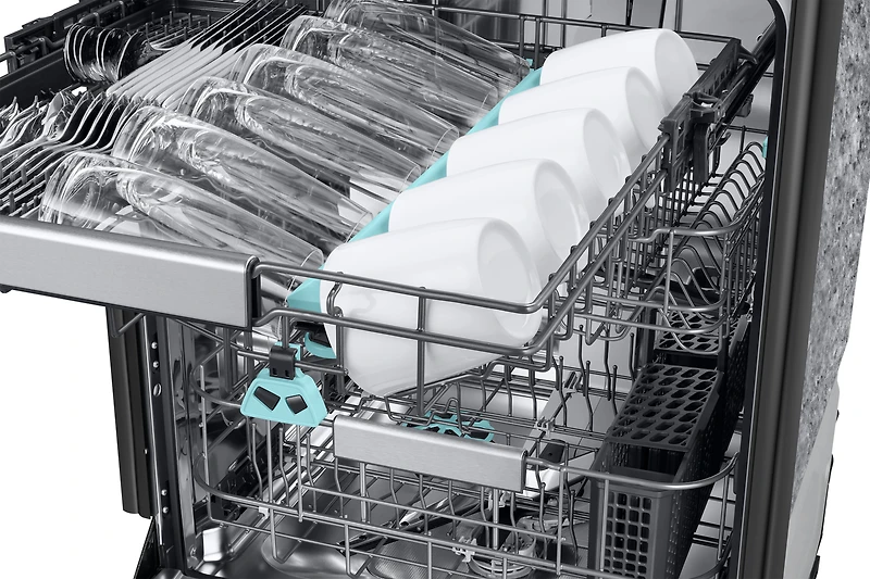 Built-In Dishwasher With AI Wash & 3rd Rack | DW90F89T0USRAA | Samsung Canada