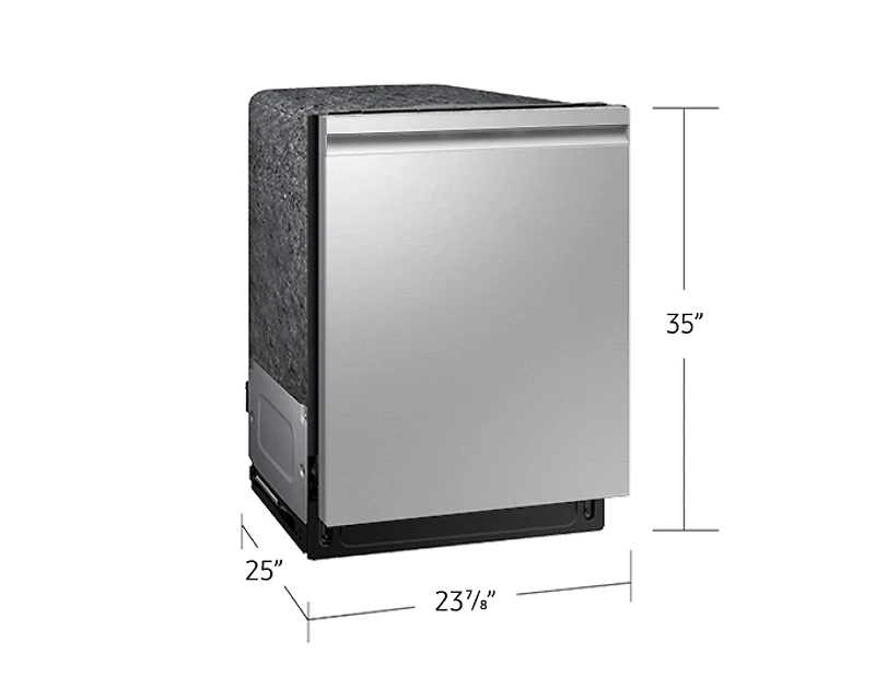 Built-In Dishwasher With AI Wash & 3rd Rack | DW90F89T0USRAA | Samsung Canada