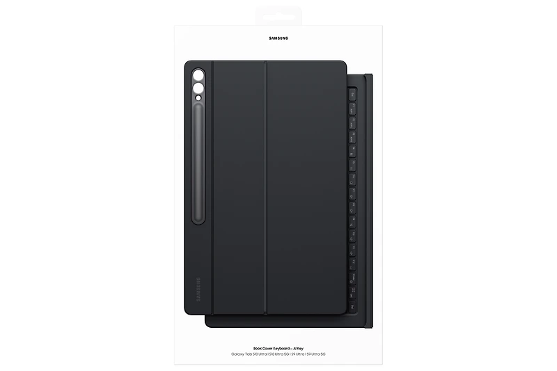 AI Book Cover Keyboard with Trackpad for Galaxy Tab S10 Ultra