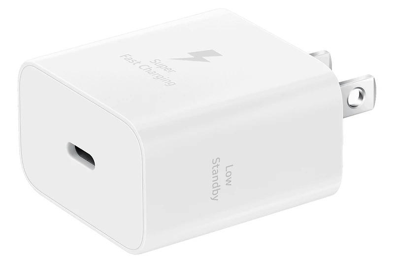 25W Power Adapter White (Adapter Only) | Samsung Canada