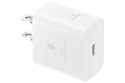 25W Power Adapter White (with Cable) | Samsung Canada