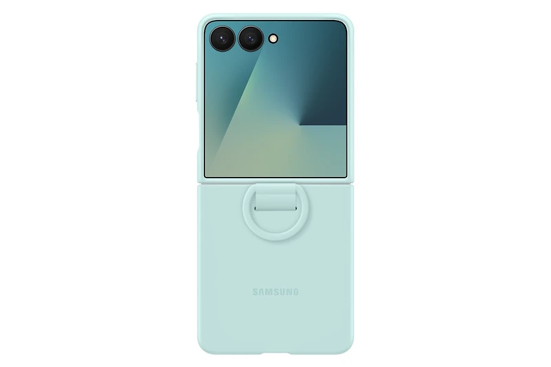 Galaxy Z Flip7 Ring Case (Silicone, Mint) | Samsung Canada