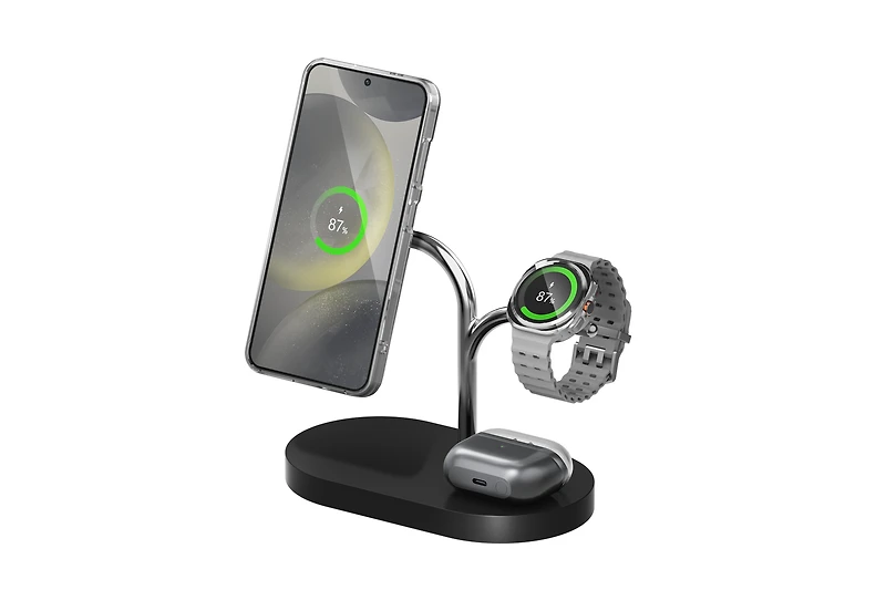 3in1 Wireless Charger Black | Samsung Canada