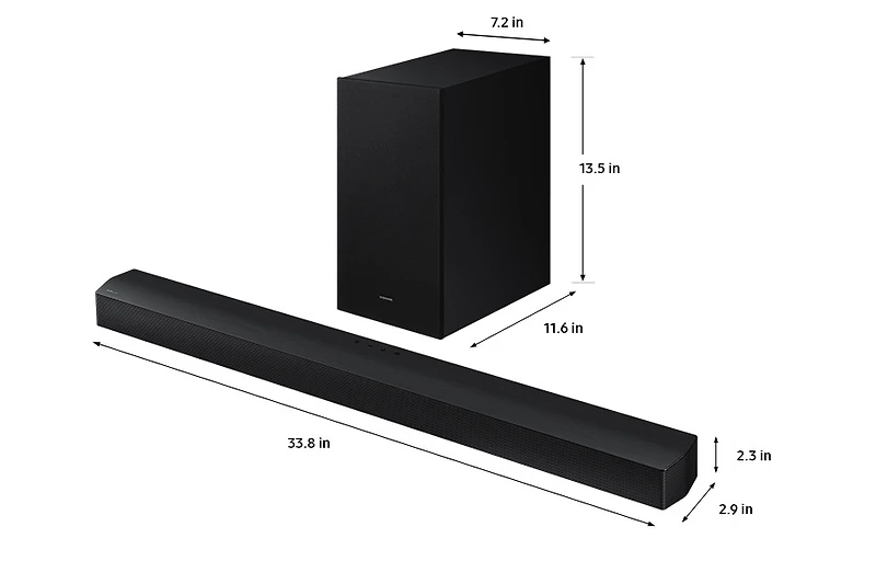 B-series Soundbar HW-B550D 3.1 ch Sub Woofer