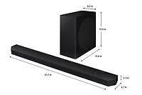 Q-series Soundbar HW-Q800D 5.1.2 ch Sub Woofer (2024)