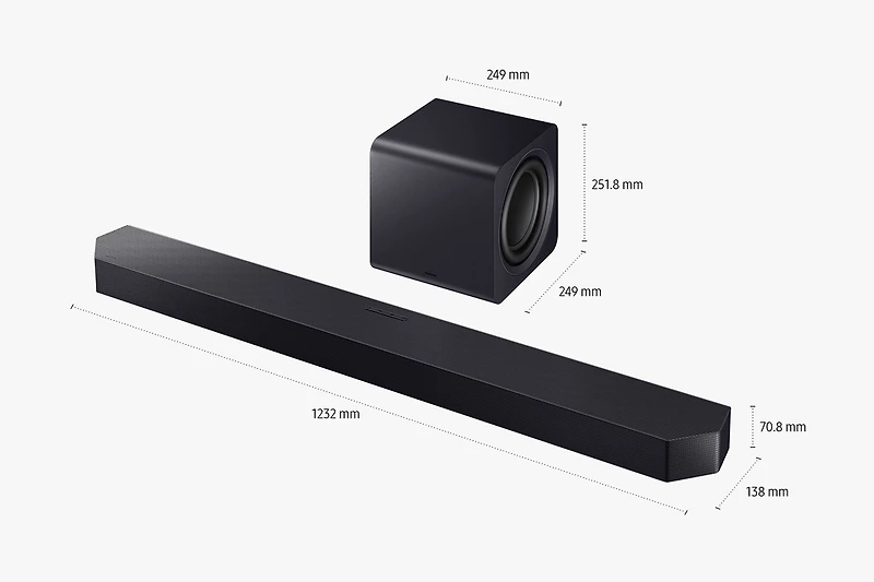 Q-series Soundbar HW-Q900F 7.1.2 ch Subwoofer (2025) Black | Samsung Canada