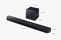 Q-series Soundbar HW-Q900F 7.1.2 ch Subwoofer (2025) Black | Samsung Canada
