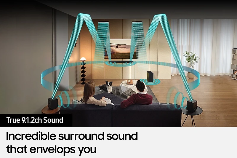 Q-series Soundbar HW-Q910D 9.1.2 ch Sub Woofer & Rear Speaker (2024)