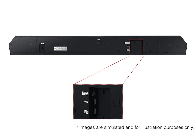 Q-series Soundbar HW-Q910D 9.1.2 ch Sub Woofer & Rear Speaker (2024)