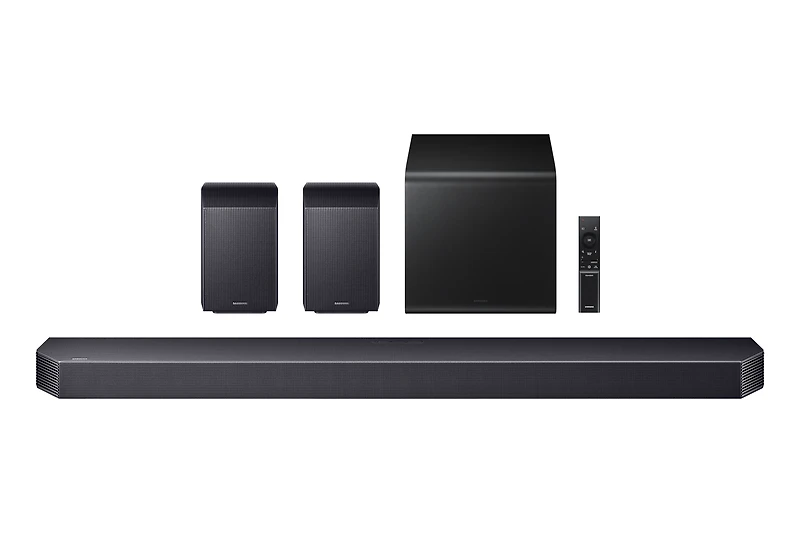 Shop Q-series Soundbar 9.1.4 ch Subwoofer & Rear Speaker (2025) | Samsung Canada