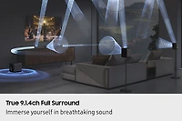 Shop Q-series Soundbar 9.1.4 ch Subwoofer & Rear Speaker (2025) | Samsung Canada