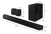 Q-series Soundbar HW-Q990D 11.1.4 ch Sub Woofer & Rear Speaker | Samsung Canada