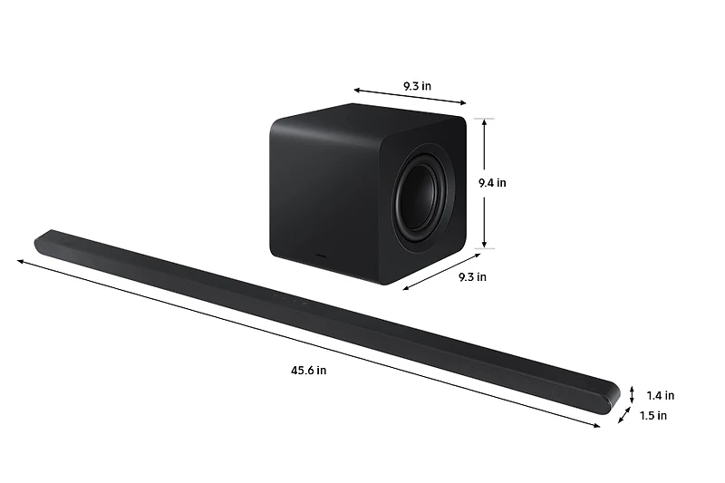 Ultra Slim Wireless 3.1.2 Soundbar S800D (2024) | Samsung Canada