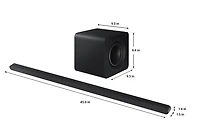 Ultra Slim Wireless 3.1.2 Soundbar S800D (2024) | Samsung Canada