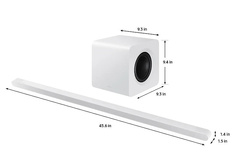 Ultra Slim Wireless 3.1.2 Soundbar S801D (2024) | Samsung Canada