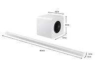 Ultra Slim Wireless 3.1.2 Soundbar S801D (2024) | Samsung Canada