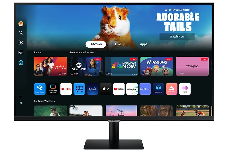 27" Smart Monitor M5 M50D FHD Black (2024) | Samsung Canada