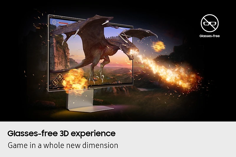 27 Inch Odyssey 3D 4K 165 hz Gaming Monitor (G90XF) | Samsung Canada