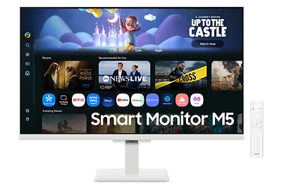 Inch M50F Full HD Smart Monitor M5 (White) | Samsung Canada