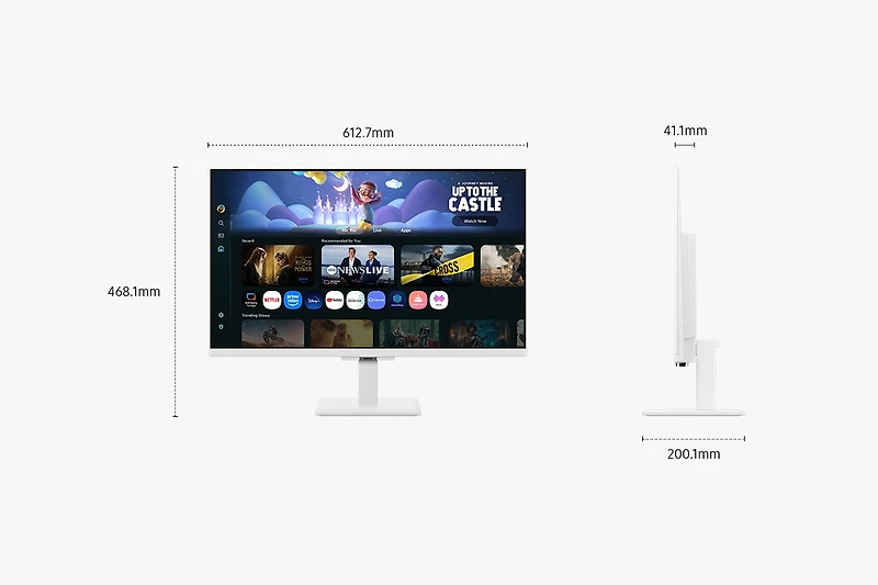 Inch M50F Full HD Smart Monitor M5 (White) | Samsung Canada