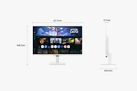 Inch M50F Full HD Smart Monitor M5 (White) | Samsung Canada