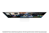 32” M5 Smart White FHD Monitor with Smart TV Apps and Mobile Connectivity