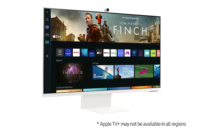32” M8 Smart White UHD Monitor with Smart TV Apps and Mobile Connectivity