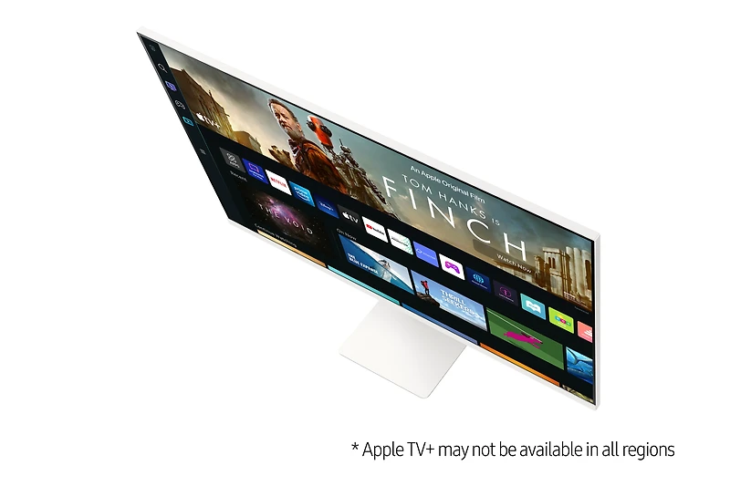 32” M8 Smart White UHD Monitor with Smart TV Apps and Mobile Connectivity