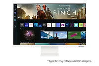 32” M8 Smart White UHD Monitor with Smart TV Apps and Mobile Connectivity