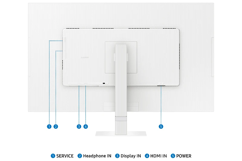 32" ViewFinity White S7 S70D UHD Monitor (2024) | Samsung Canada