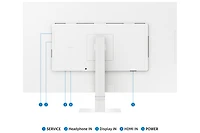 32" ViewFinity White S7 S70D UHD Monitor (2024) | Samsung Canada
