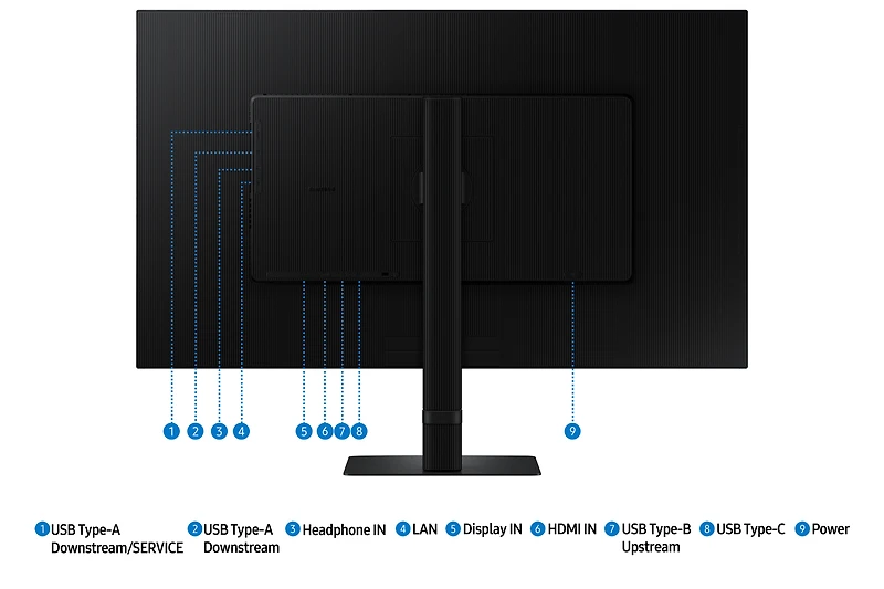 32" ViewFinity Black S8 S80UD UHD Monitor | Samsung Canada