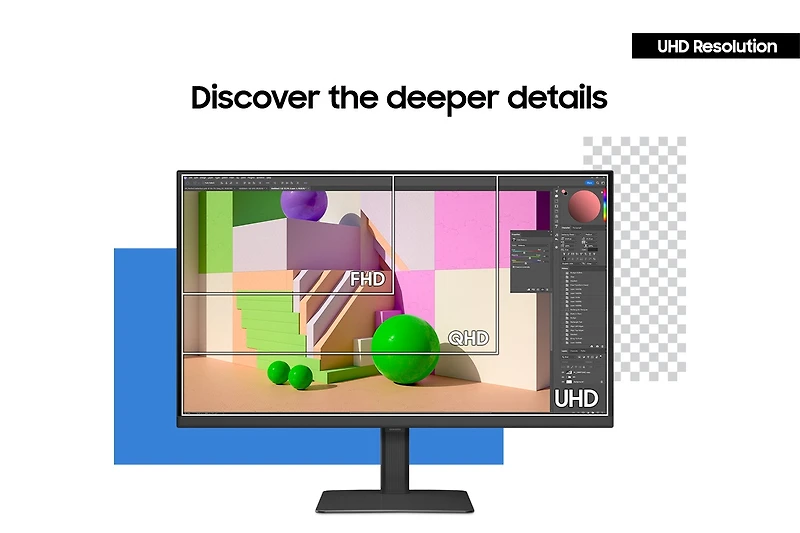 32" ViewFinity Black S8 S80UD UHD Monitor | Samsung Canada